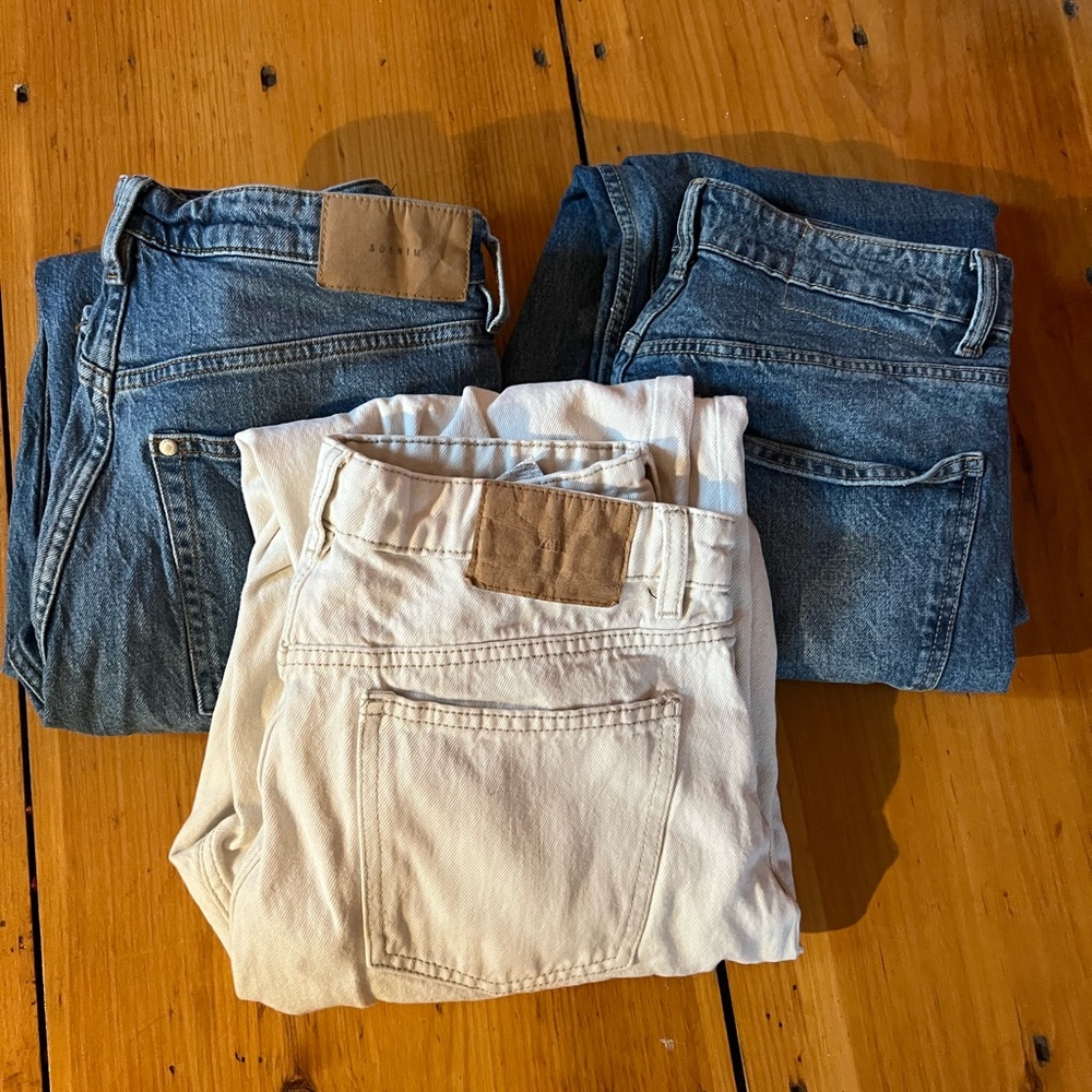 3 Pairs of size 10 boot cut jeans